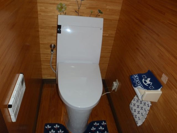 トイレ交換工事　熊本県菊池市　YBC-A10H-DT-357JH-BW1