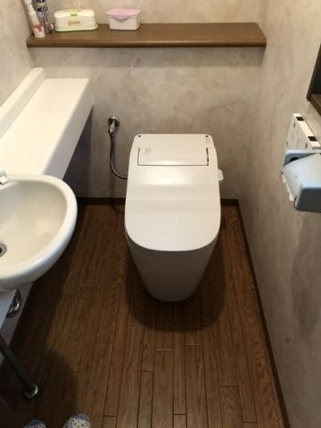 トイレ交換工事　大阪府大阪市平野区　XCH1401WS