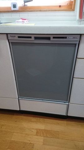 ビルトイン食洗機交換工事　神奈川県藤沢市　NP-45VD7S