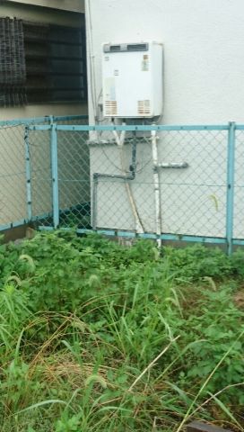 ガス給湯器交換工事　大阪府泉佐野市　GQ-1639WS-set-LPG - Before
