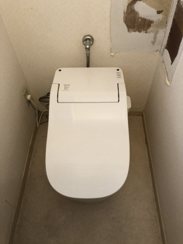 トイレ交換工事　東京都世田谷区　XCH1401RWS