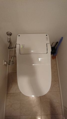 トイレ交換工事　東京都江東区　XCH1401WS