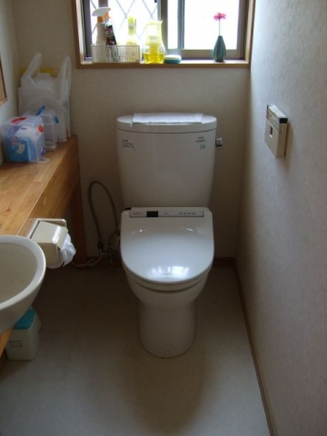 トイレ交換工事　茨城県笠間市　XCH1401WS - Before