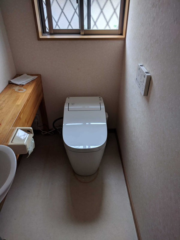 トイレ交換工事　茨城県笠間市　XCH1401WS