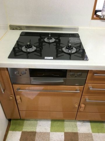 ビルトインガスコンロ交換工事　愛知県尾張旭市　RHS31W23L9RSTW-13A