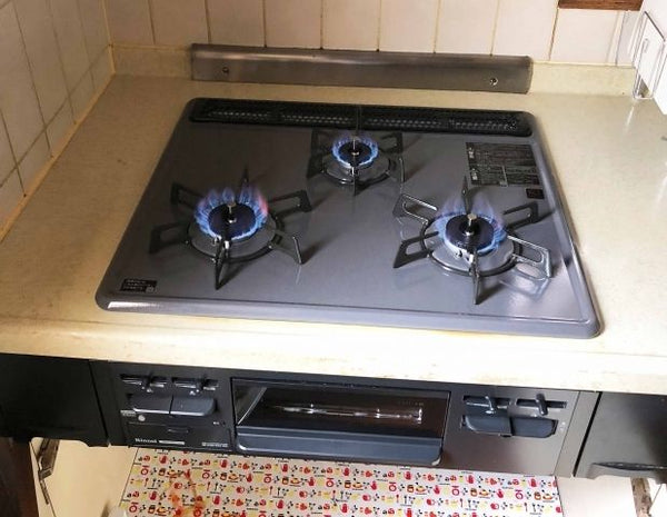 ビルトインガスコンロ交換工事　東京都福生市　RB32AM4H2S-BW-13A