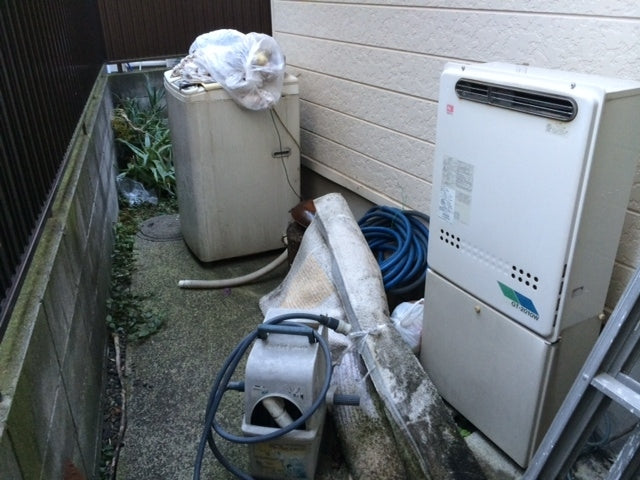 給湯器交換・ガス配管交換　神奈川県横浜市神奈川区　GT-2050SAWX-2BL-set - Before