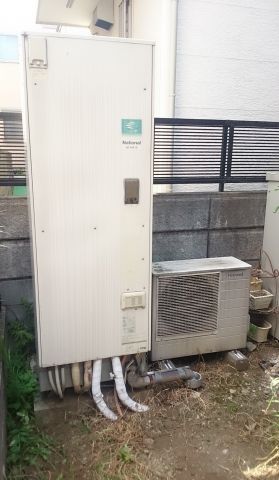 エコキュート交換工事　東京都青梅市　SRT-W374-set - Before