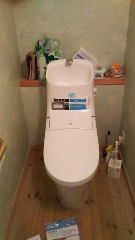 トイレ交換工事　東京都世田谷区　YBC-ZA20S-DT-ZA281-BW1