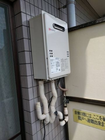 ガス給湯器交換工事　東京都西東京市　GQ-1639WS-set-13A