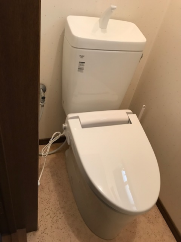 トイレ交換工事　大阪府高石市　BC-ZA10H-DT-ZA180H-BW1 - After