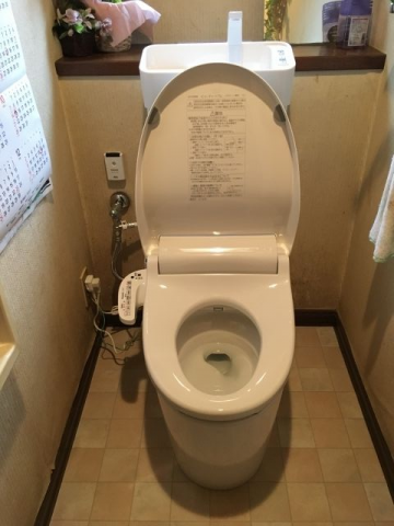 トイレ交換工事　茨城県土浦市　XCH3013WST - After