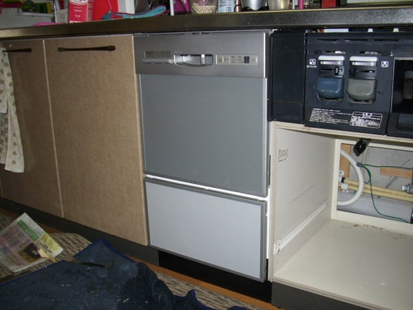 ビルトイン食洗機取付工事（新規取付）　京都府京都市伏見区　RKW-403A-SV