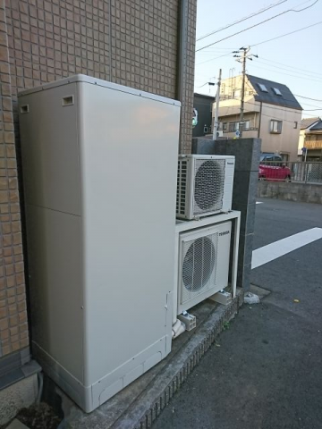 エコキュート交換工事　千葉県千葉市中央区　HWH-B375L-set - After