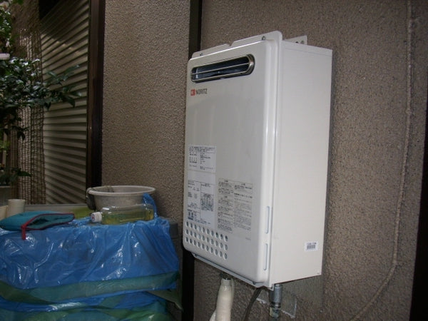 給湯器交換工事/ガス配管交換　京都府宇治市　GQ-2437WS-set