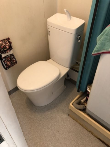 トイレ交換工事　BC-ZA10P-DT-ZA180EP-BW1