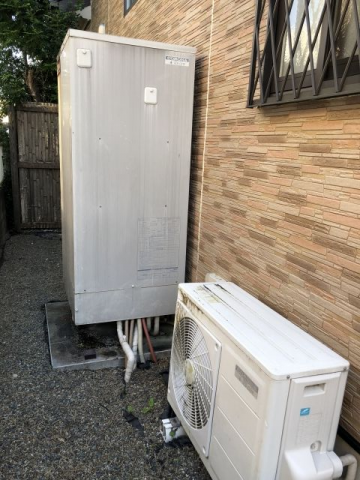 エコキュート交換工事　東京都昭島市　EQN46TFV-set - Before