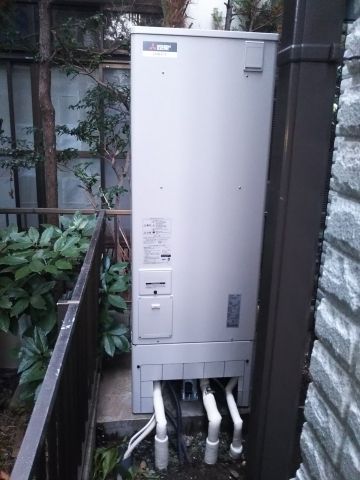 電気温水器交換工事　埼玉県さいたま市桜区　SRT-J37CD5-set