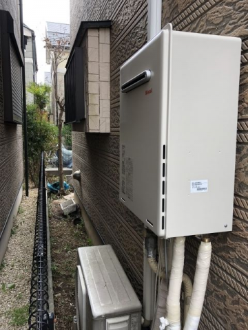 ガス給湯器交換工事　東京都三鷹市　RUF-A2005SAW-A-set-13A