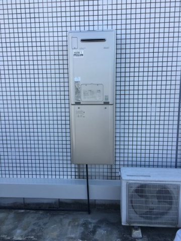 ガス給湯器交換工事　東京都武蔵野市　RUFH-E2405AW2-3-A-set-13A