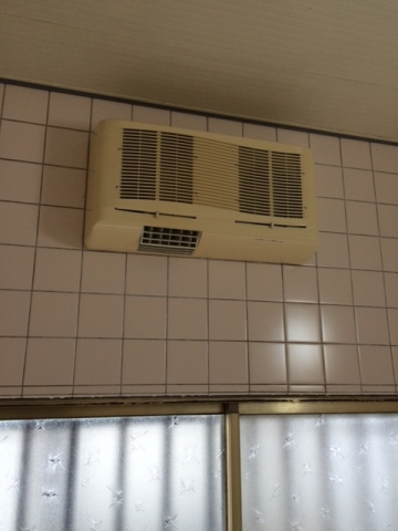 浴室換気暖房乾燥機交換工事（開口含む）　東京都八王子市　TYR621 - Before