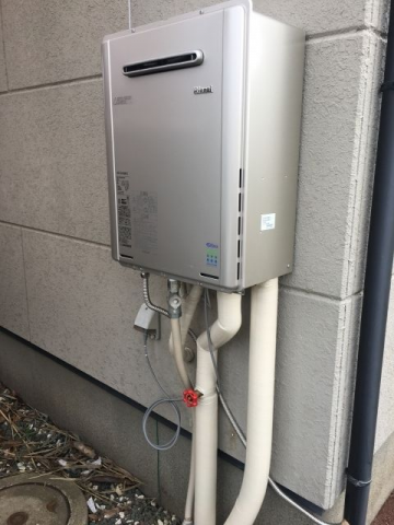 ガス給湯器 ビルトインガスコンロ交換工事　茨城県龍ケ崎市　RHS31W23L7RSTW-13A