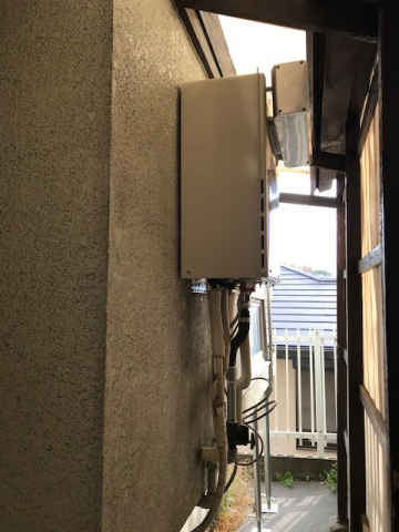 ガス給湯器交換工事　大阪府枚方市　RUF-A2005SAW-A-set-13A