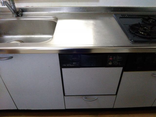 ビルトイン食洗機交換工事　兵庫県宝塚市　RKW-404A-SV - Before