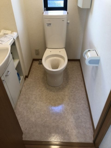 トイレ交換工事　千葉県柏市　CFS366B-SC1