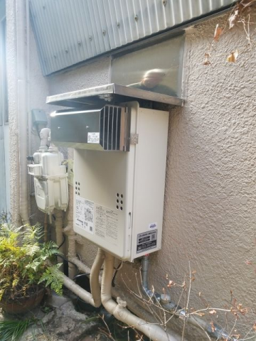 ガス給湯器交換工事　東京都文京区　GQ-1639WS-1-set-13A