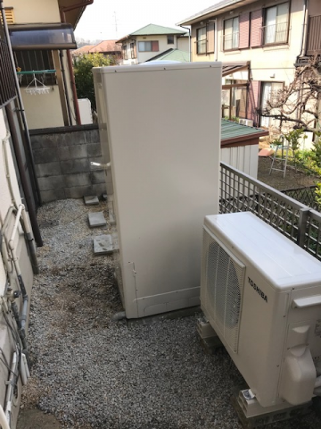 エコキュート交換工事　大阪府交野市　HWH-B375H-set