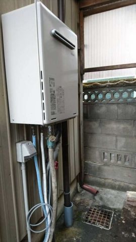 ガス給湯器交換工事　愛知県半田市