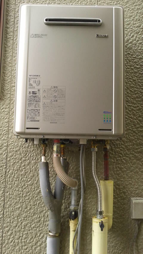 ガス給湯器交換工事　新潟県柏崎市