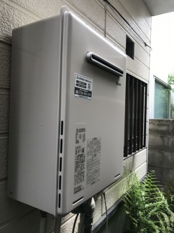 ガス給湯器交換工事　兵庫県尼崎市　RUF-A2405SAW-B-13A