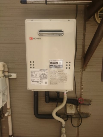 ガス給湯器交換工事　東京都北区　GQ-1639WS-1