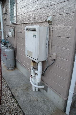 給湯器・給水配管・給湯配管・ガス配管工事　愛知県豊田市　RUF-E2008SAW-set-LPG - Before