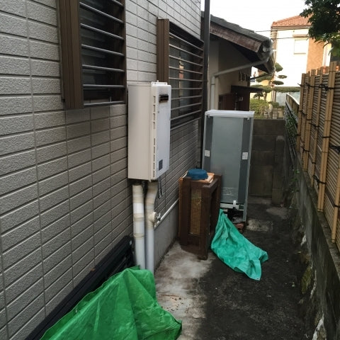 給湯器交換工事　大阪府池田市　GQ-2437WS-set - Before
