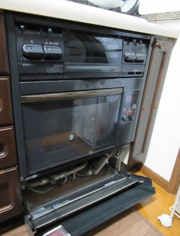 ビルトインガスコンロ交換工事　神奈川県川崎市宮前区　RHS31W23L7RSTW-LPG - Before