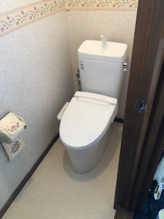 トイレ トイレ交換工事　愛知県岡崎市　BC-ZA10H-DT-ZA180H-BW1 - After