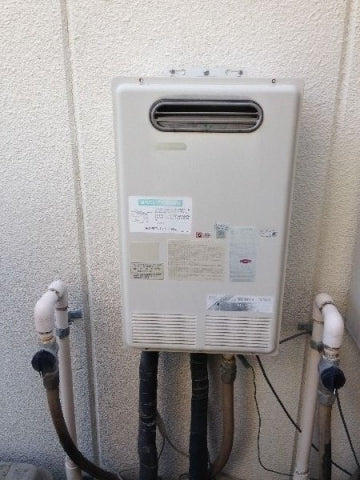 給湯器・電熱交換・ドレン排水延長工事　長野県長野市　RUX-E2400W-set - Before
