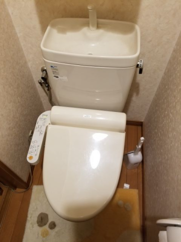 トイレ交換工事　東京都日野市　YBC-ZA10S-YDT-ZA180E-BW1 - Before