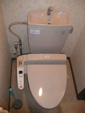 トイレ・止水栓交換・CF張替工事　山梨県上野原市　XCH1101WS-sale - Before