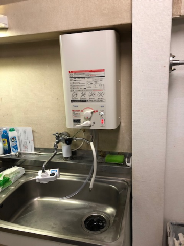 小型電気温水器交換工事　宮城県仙台市宮城野区　EWM-14