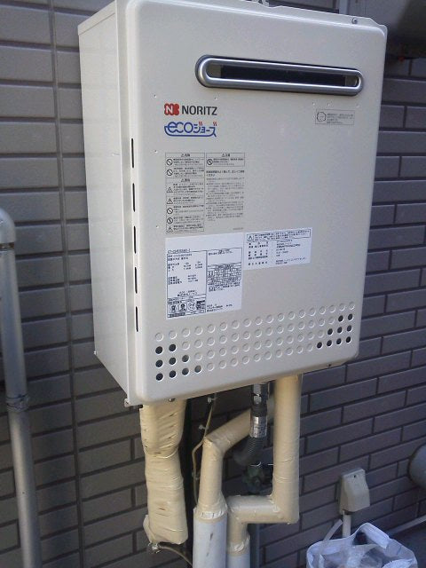 給湯器交換工事（エコジョーズ）/ガス配管交換え　広島県広島市東区　GT-C2452SAWX2set13A