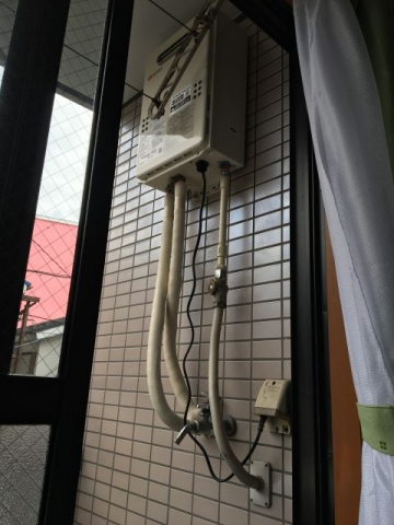 ガス給湯器交換工事　東京都足立区　GQ-1639WS-1 13A