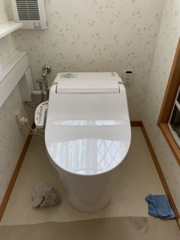 トイレ ガス給湯器交換工事　茨城県鹿嶋市　XCH3013WS