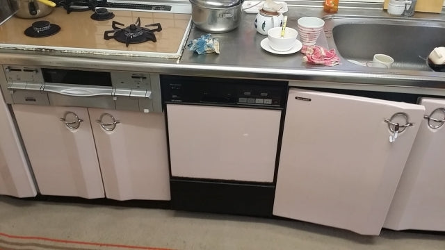ビルトイン食器洗い乾燥機交換工事　長崎県大村市　NP-45MC6T - Before