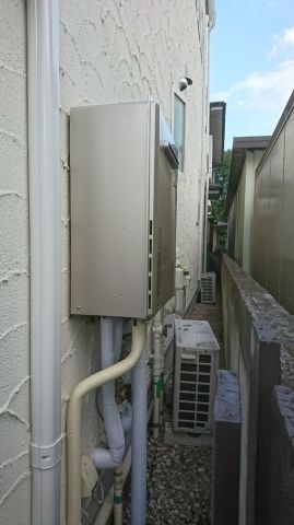 ガス給湯器 ビルトインガスコンロ交換工事　東京都羽村市　RUF-E2405SAW-A-set-13A
