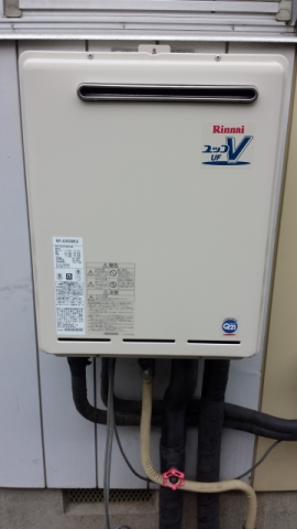 給湯器交換工事　茨城県土浦市　RUF-A2400SAW-Aset13A