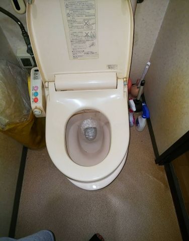 トイレ交換工事　東京都江東区　XCH1401WS - Before